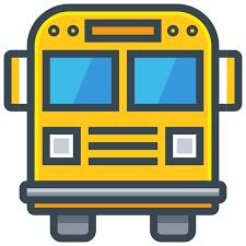 Cartoon image of school bus